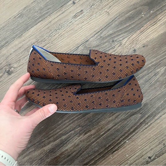 Rothy’s Loafers Women’s 8 Sienna Dot Orange - Picture 2 of 9